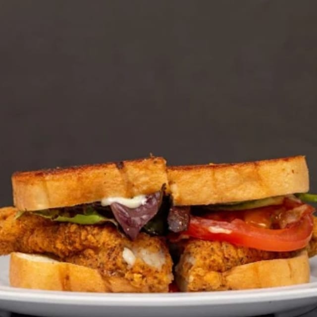 Catfish BLT Sandwich.