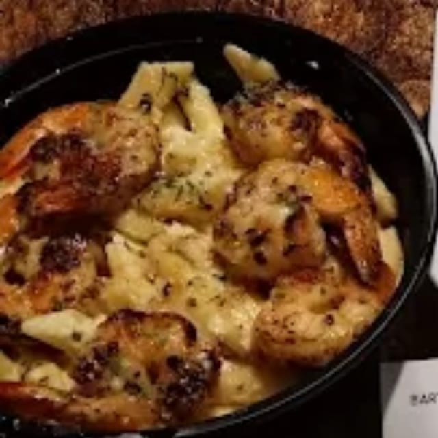 Salmon Alfredo.