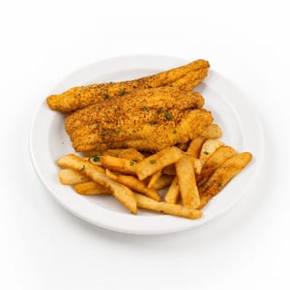 Catfish Basket with Fries (1 piece)