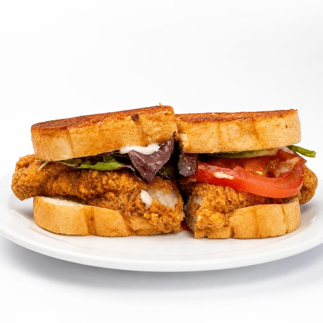 Catfish BLT Sandwich.