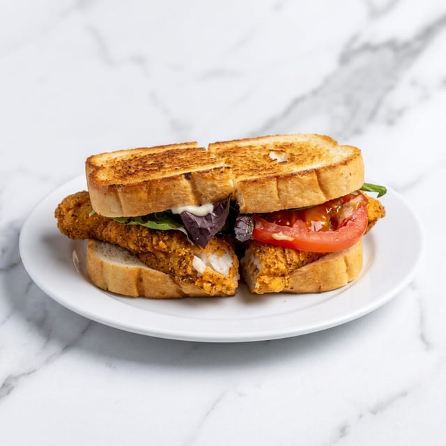 Catfish BLT Sandwich.